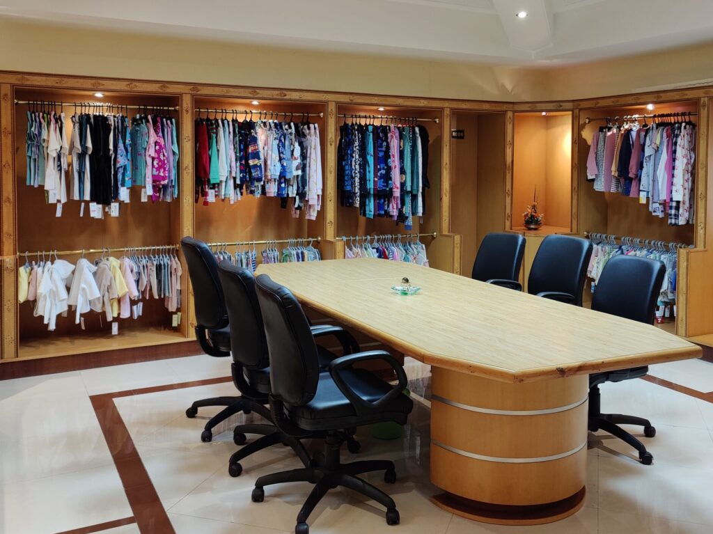 Sample studio at Saran Garments